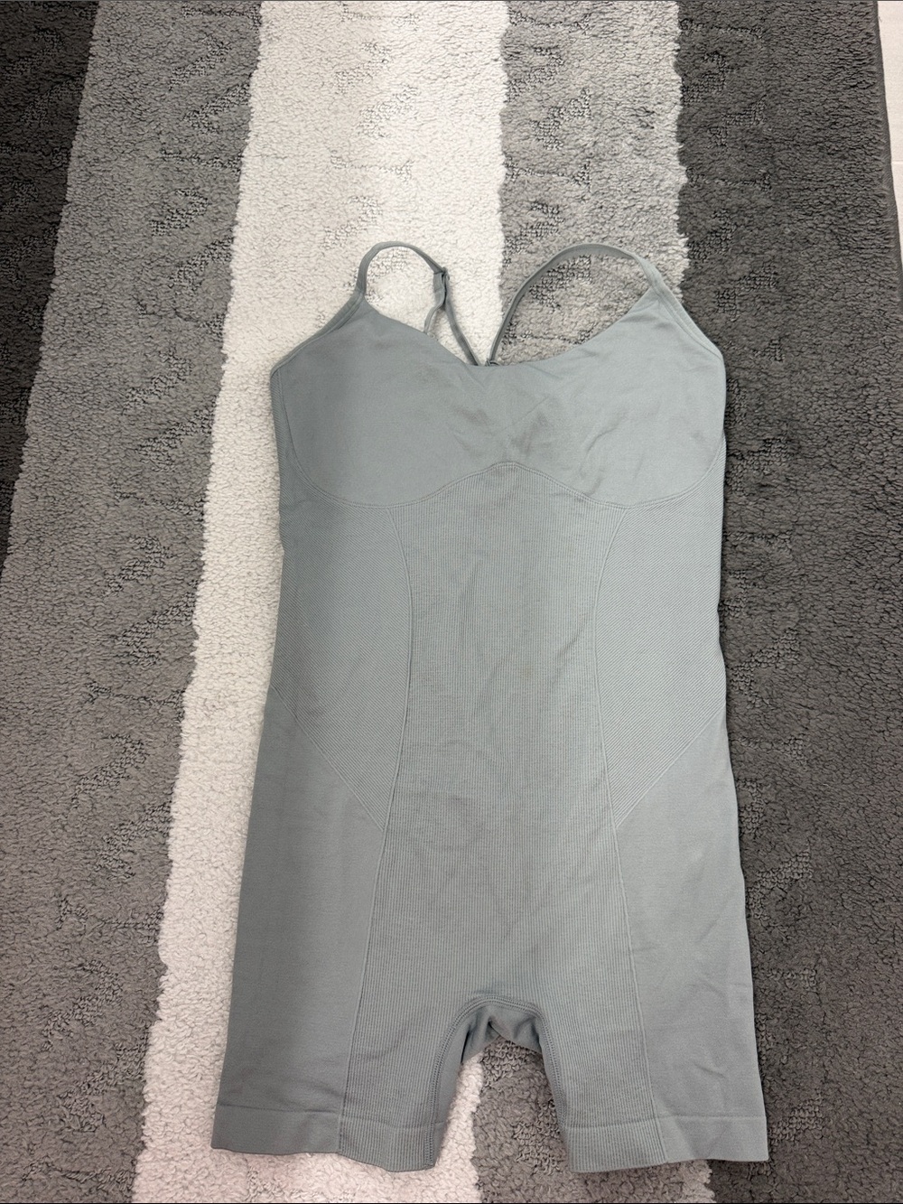 Seamless Light Gray Shapewear Romper - Women's Intimates